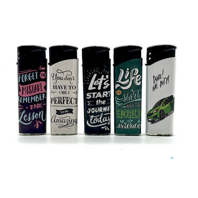 Torch Dongyi Fashion Lighter de gás de plástico personalizado para o mercado europeu 8.1*2.58*1.14 CM