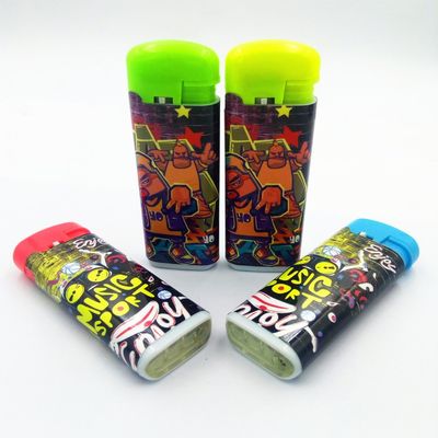 Dongyi Classic Flip Windproof Gas Lighter em Estilo EUR Clássico