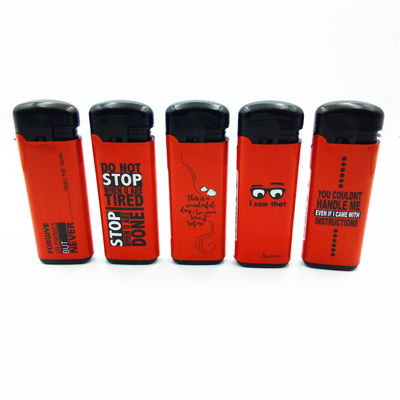 Tocha Dongyi Electric Windproof Lighter com ISO9994 Dy-F008 Alta Venda 6.8*2.78*1.3CM