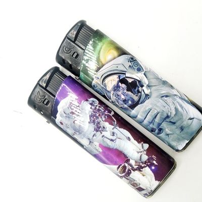Cr Electronic Gas Torch Lighter com pintura de gelo O companheiro perfeito todos os dias