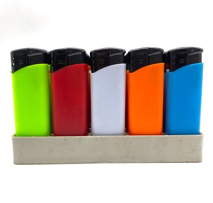 Fix Flame POM Material Disposable Gas Lighter Electronic Lighter Cigarette Garantia ISO