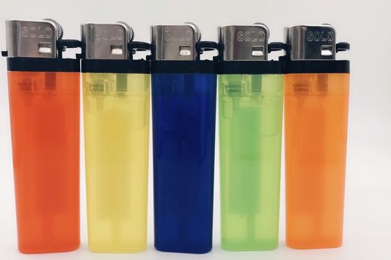 OEM promoção de plástico eletrônico descartável gas bulk lighter com certificado EN13869