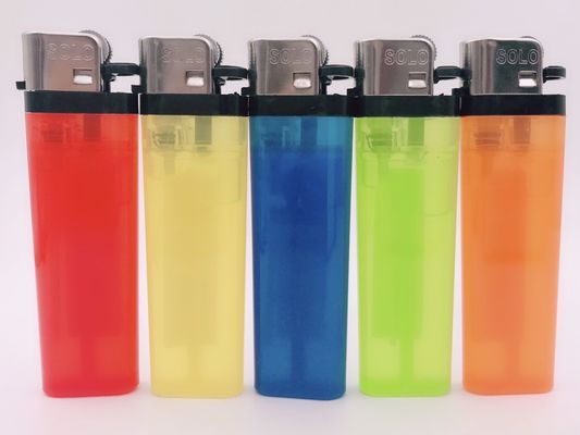 OEM promoção de plástico eletrônico descartável gas bulk lighter com certificado EN13869