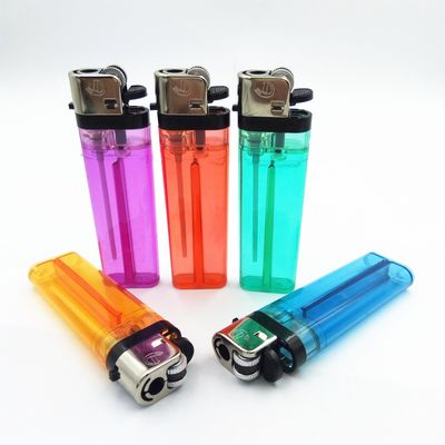 Cigarro personalizado Disponível Transparente Lighter Flint Modelo NO. DY-60 amostras US 20/Piece