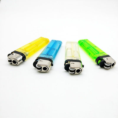 Cigarro personalizado Disponível Transparente Lighter Flint Modelo NO. DY-60 amostras US 20/Piece