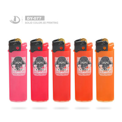 Personalização Pequim Opera Normal Etiqueta Impressão Flint gas lighter para fumo necessidades