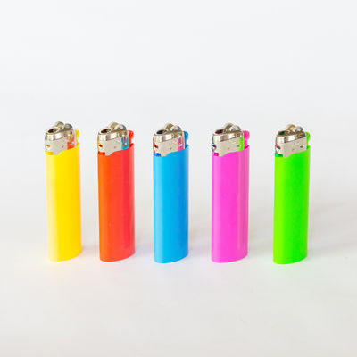 ISO9994 Standard Flint Gas Lighter com corpo de plástico recarregável e certificação MSDS