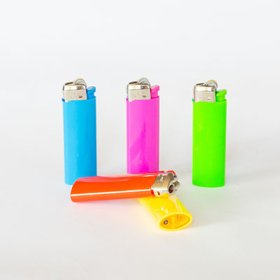 ISO9994 Standard Flint Gas Lighter com corpo de plástico recarregável e certificação MSDS