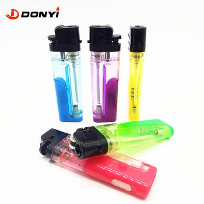 Dimensão original do candeeiro 80*23.7*11.8mm Disposable Flint Lighter LED Dy-F80