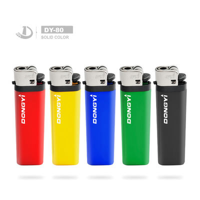 Beautiful Design Flame Disposable Flint Stone Smoking Gas Lighter para o mercado europeu