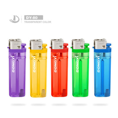 Beautiful Design Flame Disposable Flint Stone Smoking Gas Lighter para o mercado europeu