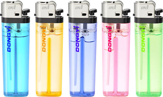 Pedido personalizado Aceito Disponível Flint Lighter de plástico de gás e N.W/G.W 18/19 kg