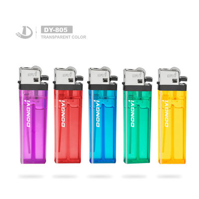 Personalização Dongyi Popular de Plástico Flint Wheel Gas cigarro isqueiro com 80 mm de comprimento