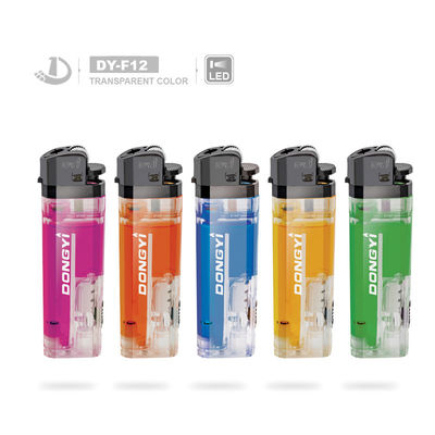 Modelo N.O. DY-F12LED cuidadosamente fabricado por designers LED Flint Competitive Lighter