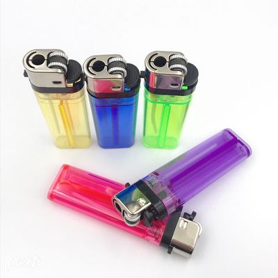 Cinco cores volúvel descartável Chaminé Lighter Roda Lighter de gás amostras US 0.02/Piece