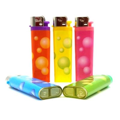 7.7*2.37*1.2 CM Flint Wheel Cigarette Lighter com funcionalidade electrónica