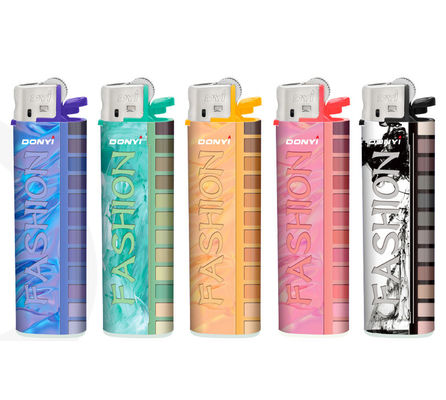 Logotipo personalizado Isqueiro Lighter Cigarro mais novo Lighter recarregável ou descartável para churrasco
