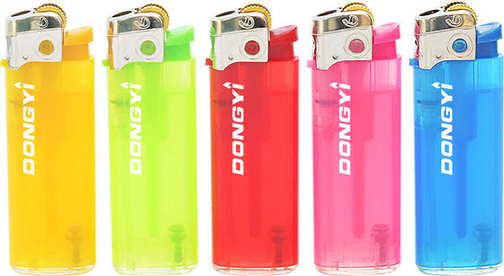 Função do cigarro plástico descartável recarregável Slim Flint Lighter com estilo decorativo