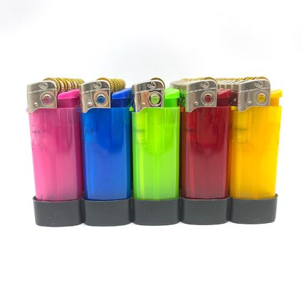 Mini-Ligador de gás de pedra descartável e recarregável com logotipo do cliente em cinco cores