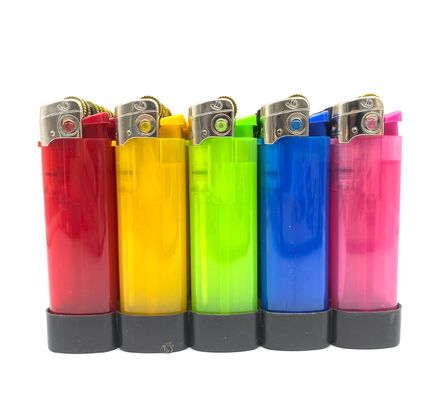 Mini-Ligador de gás de pedra descartável e recarregável com logotipo do cliente em cinco cores