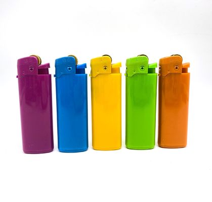 Mini-Ligador de gás de pedra descartável e recarregável com logotipo do cliente em cinco cores