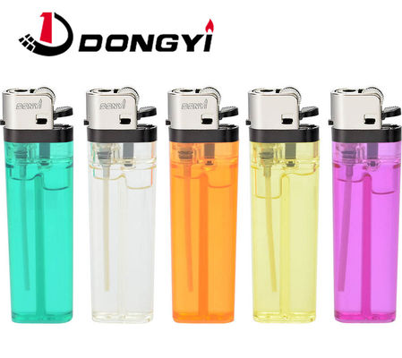 8.0*2.37*1.18CM Flint Disposable Plastic Gas Lighter para personalização e preço acessível