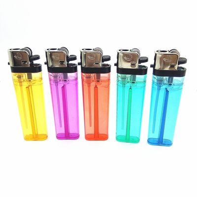 8.0*2.37*1.18CM Flint Disposable Plastic Gas Lighter para personalização e preço acessível