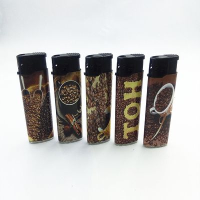 Pedido personalizado Design de rótulo de cinco cores Lâmpada de gás para cigarro Cap de vento de níquel