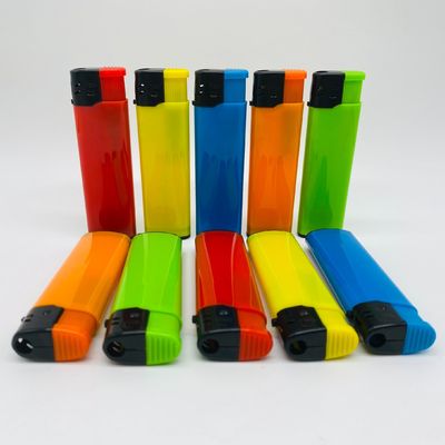 Lâmpada de gás elétrica com logotipo personalizado e função recarregável e material plástico