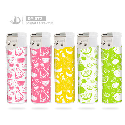 Dongyi plástico colorido elétrico gas lighter modelo NO. DY-072 com e desempenho