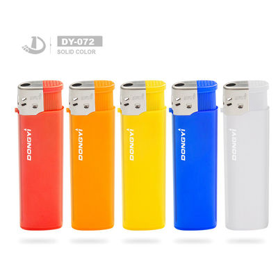 Dongyi plástico colorido elétrico gas lighter modelo NO. DY-072 com e desempenho