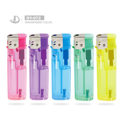 Dongyi plástico colorido elétrico gas lighter modelo NO. DY-072 com e desempenho