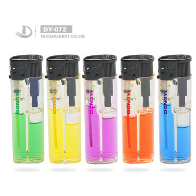 Dongyi plástico colorido elétrico gas lighter modelo NO. DY-072 com e desempenho