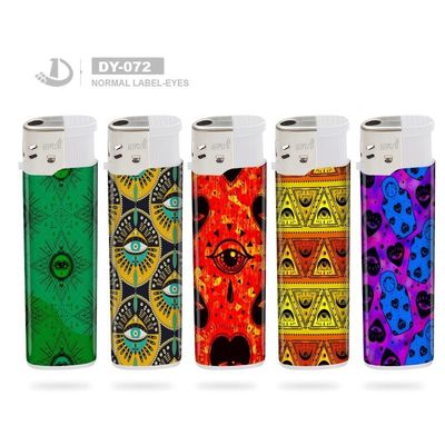 Dongyi plástico colorido elétrico gas lighter modelo NO. DY-072 com e desempenho
