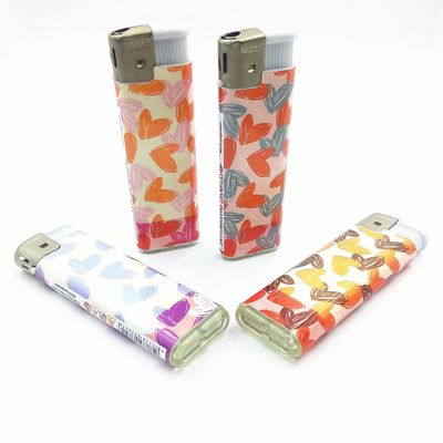 8.0*2,5*1,0cm Acendedor eletrónico de cigarro descartável com logotipo personalizado Modelo N.O. DY-057