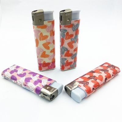 8.0*2,5*1,0cm Acendedor eletrónico de cigarro descartável com logotipo personalizado Modelo N.O. DY-057
