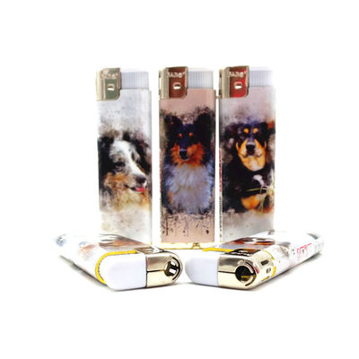 Certificação ISO9001 Cigarro personalizado Butano de gás plástico Electric Disposable lighter
