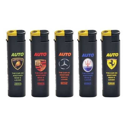 Cigarros de cores personalizadas Incandescente com logotipo personalizado Material plástico