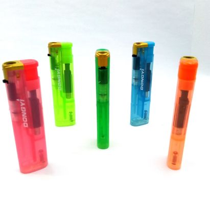Lâmpada de tocha à prova de vento de cor transparente com pedido e personalização personalizados