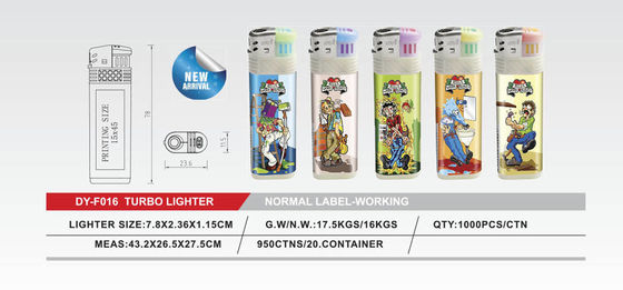 Moderno Custom Windproof Gas Lighter personalização para a sua satisfação
