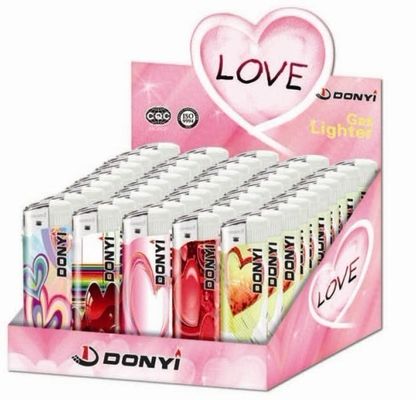 Logotipo personalizado Dy-007 Modelo Cr Crianças Resistente Lighter com Certificação ISO9994