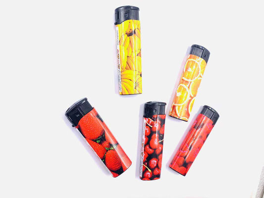 82*24,2*12,3mm Tamanho isqueiro a gás Cigarro eletrônico Encendores personalizados Isqueiro elétrico