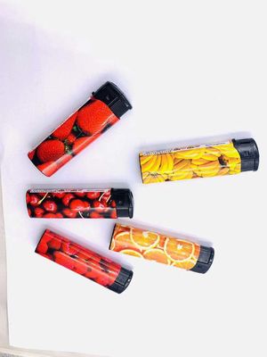 82*24,2*12,3mm Reabastecível Alumínio de zinco de plástico Disponível Electronic Butane Gas Lighter