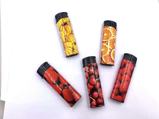 82*24,2*12,3mm Reabastecível Alumínio de zinco de plástico Disponível Electronic Butane Gas Lighter