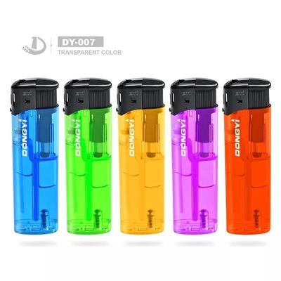 Lâmpadas elétricas descartáveis de plástico, de tipo piezo-gás personalizadas, modelo NO. DY-007