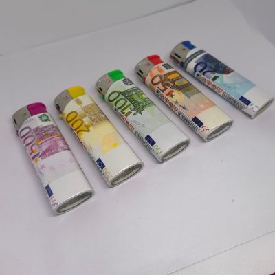 Pedido personalizado ISO9994 Mercado da Europa Isqueiro de plástico com fumo eletrônico frio