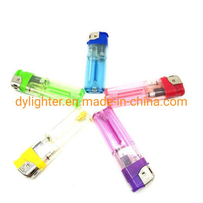 82.2*24.9*11.8mm DY-588 Cigarette Baida Lighter OEM Ordens descartáveis / recarregáveis