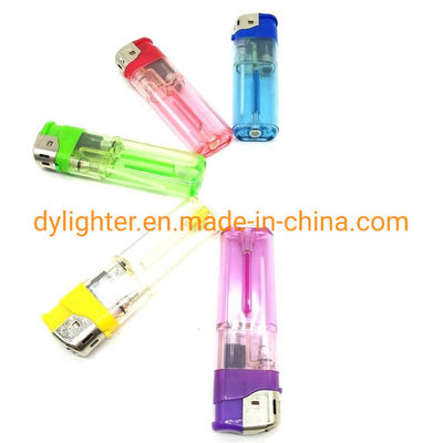 82.2*24.9*11.8mm DY-588 Cigarette Baida Lighter OEM Ordens descartáveis / recarregáveis