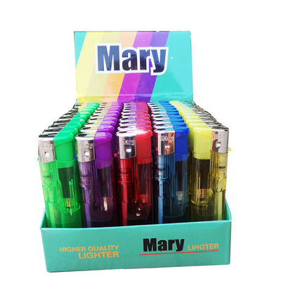 Dy-062 Tipo Electronic Slim Transparent Solid Color Disposable Cigarette Lighters