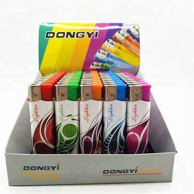 Dy-062 Tipo Electronic Slim Transparent Solid Color Disposable Cigarette Lighters